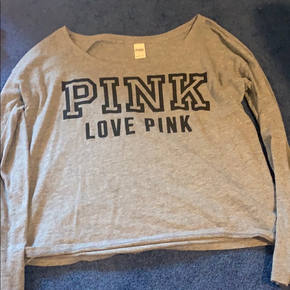 PINK-grey sweater